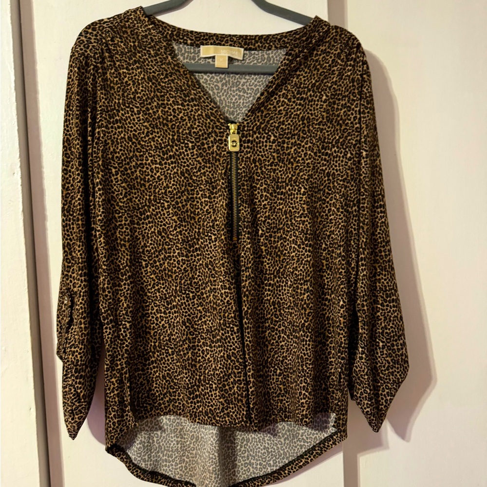 Michael Kors Animal Print Blouse 👚 NEW